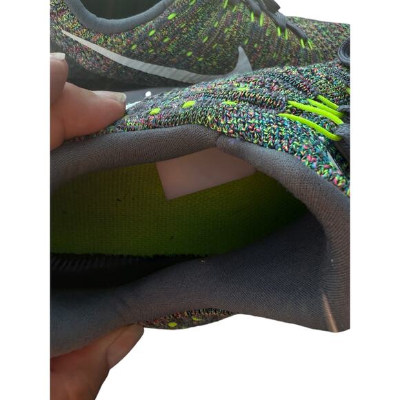 Nike Womens Lunrepic Low Flyknit 2 Gray Running Shoes Size 8 - Picture 4 of 8